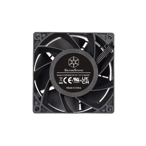 Промышленный вентилятор SILVERSTONE FHS 80×38 мм PWM 2000–10000 об/мин