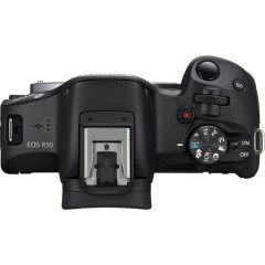 מצלמה דיגיטלית ללא מראה Canon EOS R50 + עדשת RF-S 18-150mm F3.5-6.3 IS STM — שחור