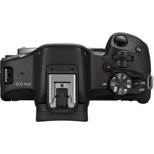 מצלמה דיגיטלית ללא מראה Canon EOS R50 + עדשת RF-S 18-150mm F3.5-6.3 IS STM — שחור