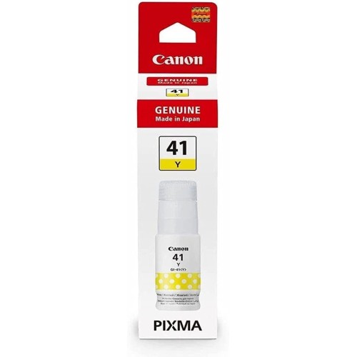 Оригинальный флакон жёлтых чернил Canon GI-41 Y для принтеров Canon PIXMA MegaTank