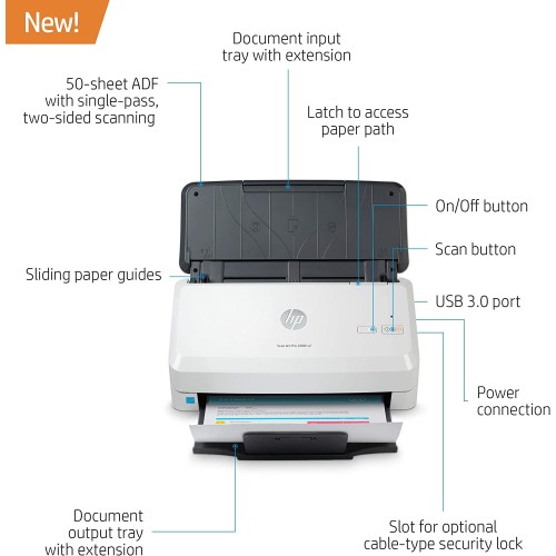 Document scanner HP ScanJet Pro 2000 s2 6FW06A