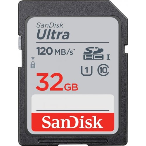 SanDisk Ultra SDHC карта памяти с емкостью 32ГБ