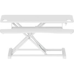 Adjustable sit-stand desktop converter — White