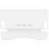 Adjustable sit-stand desktop converter — White