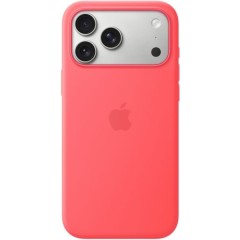 Силиконовый чехол для Apple iPhone 17 Pro Max с MagSafe — Bright Guava