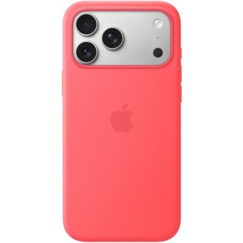 Силиконовый чехол для Apple iPhone 17 Pro Max с MagSafe — Bright Guava