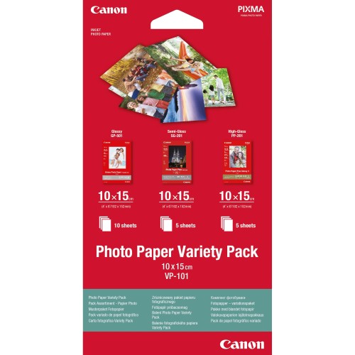 Canon VP-101 Photo Paper Pack 10 × 15 cm – 20 Sheets