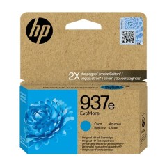 Оригинальный голубой картридж HP 937e EvoMore повышенной ёмкости для принтеров HP OfficeJet Pro