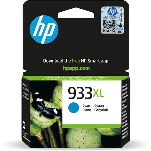 Original HP 933XL High-Capacity Cyan Ink Cartridge for HP OfficeJet Printers
