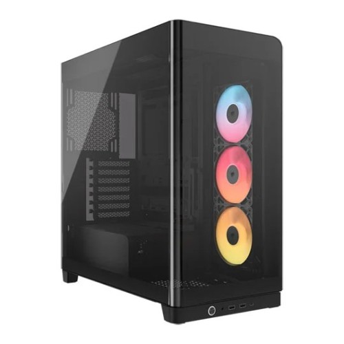 מארז Corsair FRAME 4500X RS-R ARGB Panoramic Glass Mid Tower בצבע שחור
