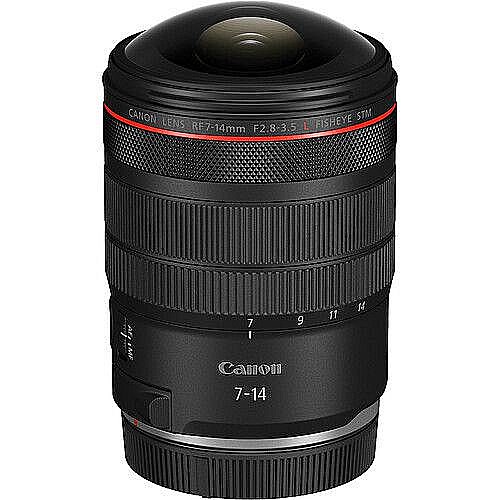 Объектив Canon RF 7-14mm F2.8-3.5L FISHEYE STM для камер Canon RF Mount — черный