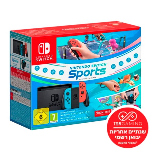 Консоль Nintendo Switch 32GB Sports Edition с Joy-Con (красный и синий)