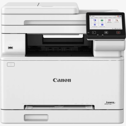 Многофункциональный цветной лазерный принтер Canon i-SENSYS MF667Cdw с Wi-Fi, факсом и автоподатчиком документов (ADF) — бело-чёрный