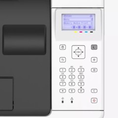 Цветной лазерный принтер Canon i-SENSYS LBP647Cdw Wi-Fi с PostScript, автоматической двусторонней печатью и Gigabit Ethernet — бело-чёрный