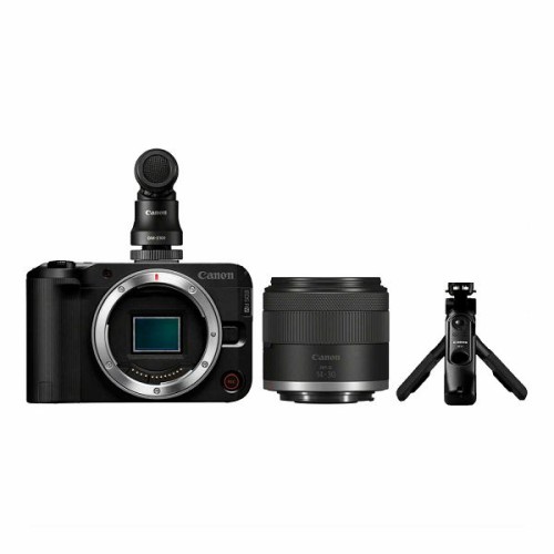 מצלמה דיגיטלית ללא מראה Canon EOS R50 V SEE Creator Kit (Wi-Fi 2.4GHz) + עדשת RF-S 14-30mm F4-6.3 IS STM PZ — שחור