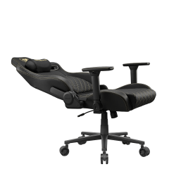 כיסא גיימינג COUGAR Defensor Gold עם ריפוד Hyper-Dura Leatherette – שחור-זהב