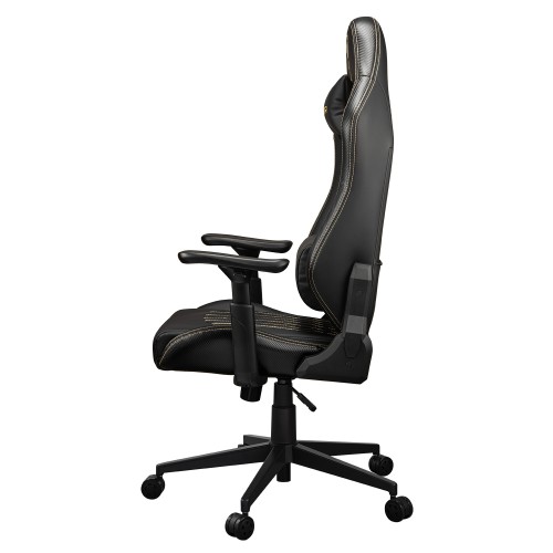 כיסא גיימינג COUGAR Explore Royal Edition עם ריפוד עור PVC – שחור-זהב