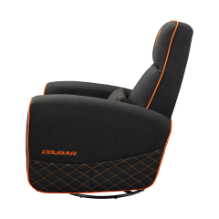 Игровой диван COUGAR FIDOM с поворотным основанием — черно-оранжевое