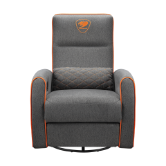 COUGAR Fidom Gaming Sofa with Swivel Base — Gray Orange