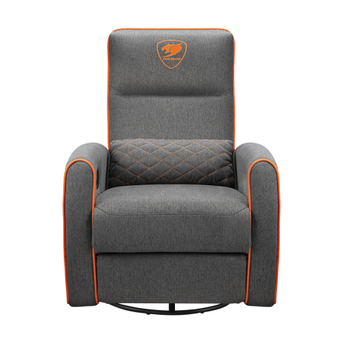 COUGAR Fidom Gaming Sofa with Swivel Base — Gray Orange