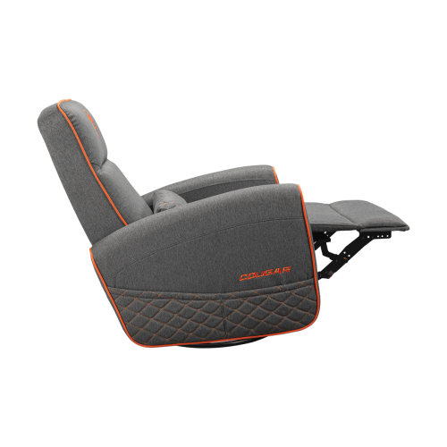COUGAR Fidom Gaming Sofa with Swivel Base — Gray Orange