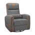 COUGAR Fidom Gaming Sofa with Swivel Base — Gray Orange