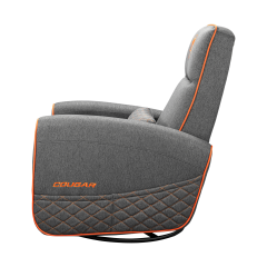 COUGAR Fidom Gaming Sofa with Swivel Base — Gray Orange