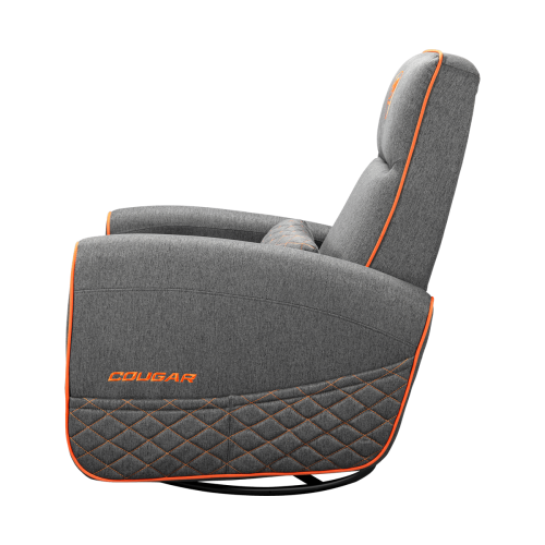 COUGAR Fidom Gaming Sofa with Swivel Base — Gray Orange