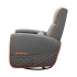 COUGAR Fidom Gaming Sofa with Swivel Base — Gray Orange