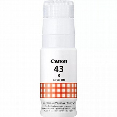 Оригинальный флакон красных чернил Canon GI-43 R для принтеров Canon PIXMA G540 и G640