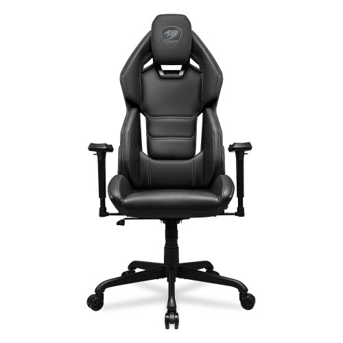 COUGAR Hotrod Black Gaming Chair with Open-Frame Design and 3D Armrests — Black