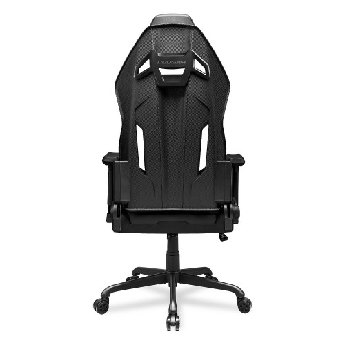 COUGAR Hotrod Black Gaming Chair with Open-Frame Design and 3D Armrests — Black