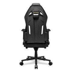 COUGAR Hotrod Royal Black Gold Gaming Chair with Microsuede Finish and 4D Armrests — Black Gold