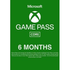 Xbox Game Pass Core Digital Code for 6 Months