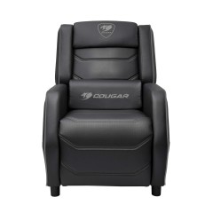 Игровой диван COUGAR RANGER S со складной подставкой для ног и регулируемой спинкой — чёрное