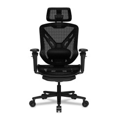 COUGAR Speeder Ergonomic Gaming Chair with Footrest — Black