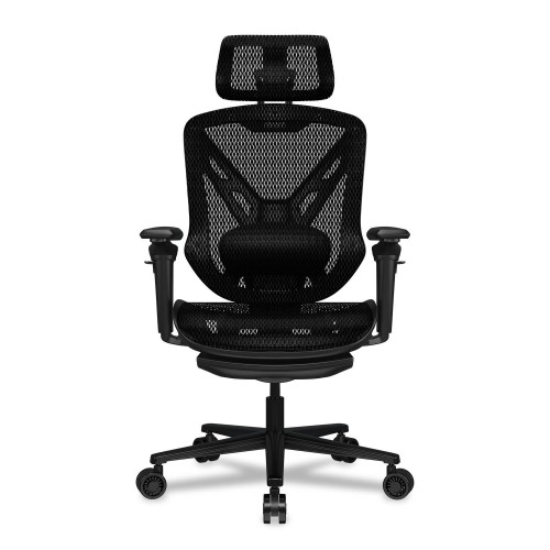 COUGAR Speeder Ergonomic Gaming Chair with Footrest — Black