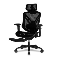 COUGAR Speeder Ergonomic Gaming Chair with Footrest — Black