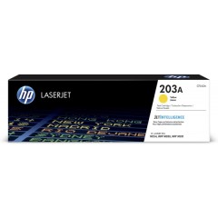 Original HP 203A Yellow Toner Cartridge for HP Color LaserJet Pro Printers