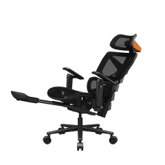 COUGAR Terminator Air ORB Ergonomic Gaming Chair with Second Spine II System and Footrest — Black