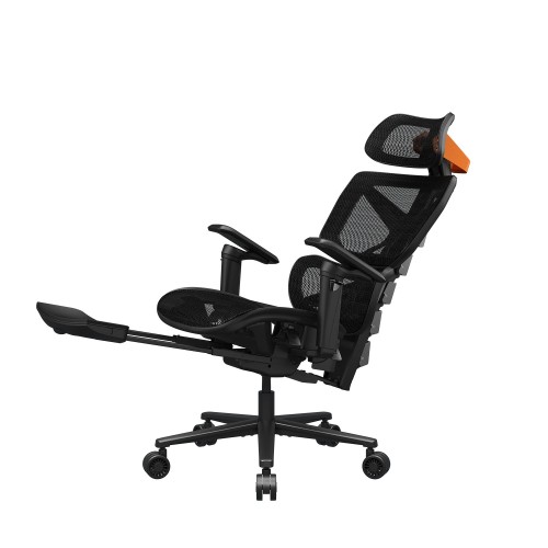 COUGAR Terminator Air ORB Ergonomic Gaming Chair with Second Spine II System and Footrest — Black