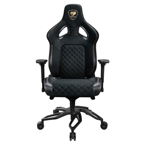 כיסא גיימינג COUGAR Armor Titan Pro Royal Black עם בסיס אלומיניום Vortex — שחור-זהב