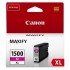מחסנית דיו מג'נטה מקורית Canon PGI-1500XL M בתפוקה גבוהה למדפסות Canon MAXIFY
