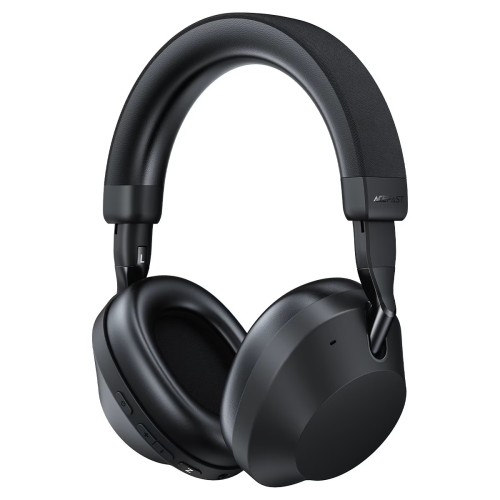 ACEFAST H14 Hybrid ANC Wireless Over-Ear Headphones with Spatial Audio — Black