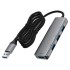 USB-концентратор ACEFAST J17 USB 3.0 на 4 порта 5Gbps — Metal Grey