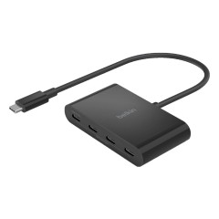 מפצל Belkin USB-C מהיר עם 4 חיבורי 100W USB-C