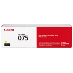 Оригинальный жёлтый тонер Canon 075 Yellow для принтеров Canon i-SENSYS