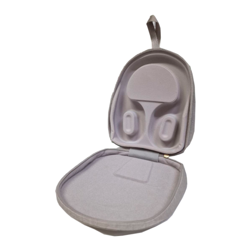 Original hard case for Sony WH-1000XM5 headphones — beige