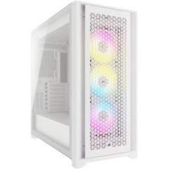 מארז Corsair iCUE 5000D RGB AIRFLOW Mid Tower בצבע לבן