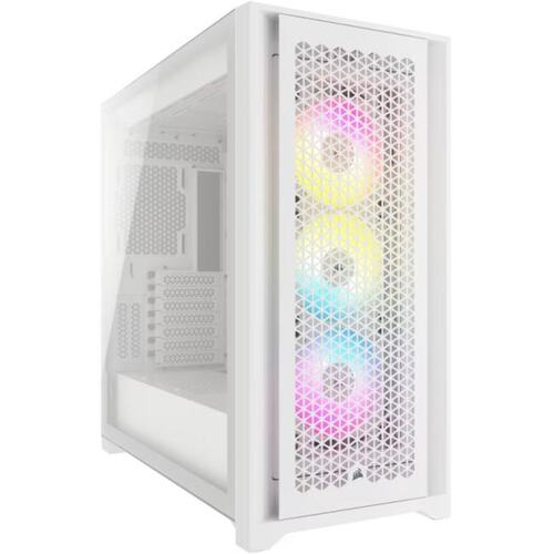 מארז Corsair iCUE 5000D RGB AIRFLOW Mid Tower בצבע לבן
